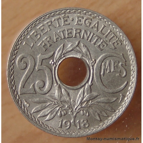 25 Centimes Lindauer 1918