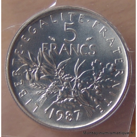5 Francs Semeuse 1987