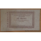 Limoges (87) 10 Francs 15 Octobre 1870 Non émis.  