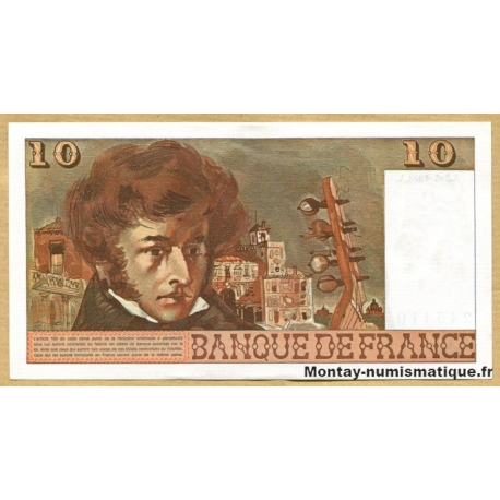 10 Francs Berlioz 2-3-1972 B.3
