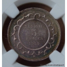 Tunisie 5 Francs ND (1934) Essai Protectorat Français