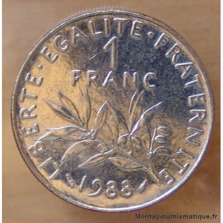 1 Franc Semeuse 1988