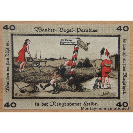 Allemagne - Neugraben-Hausbruch 40 Pfennig 1921 -  Royaume de Prusse   