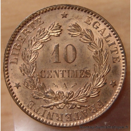 10 Centimes Cérès 1884 A Paris