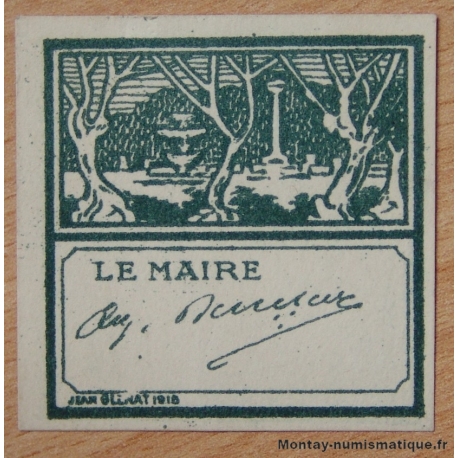 Algérie - Cherchell 10 centimes 1916 ( ANTIQUE CAESAREA)