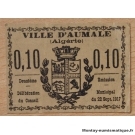 Algérie - Aumale 10 centimes 22 septembre 1917 2 ème Emission