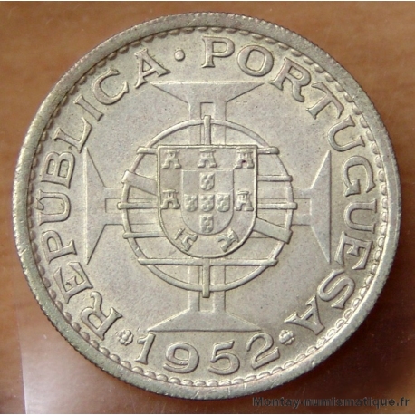 Portugal 20 Escudos 1952 Mozambique 