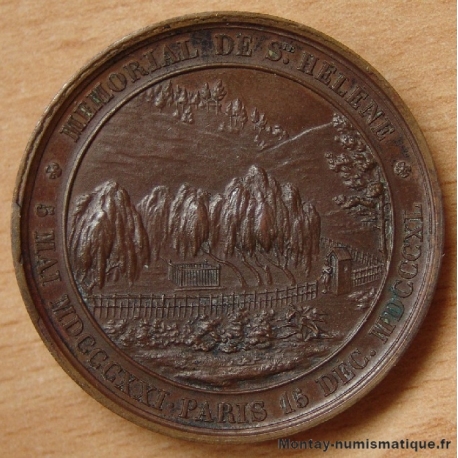 Médaille Napoléon I - Mémorial de Sainte-Hélène 1840 