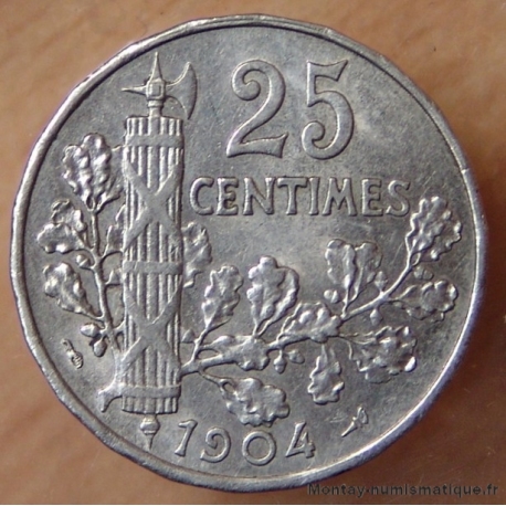 25 Centimes Patey 1904