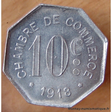 Rouen - 10 Centimes Chambre de Commerce 1918