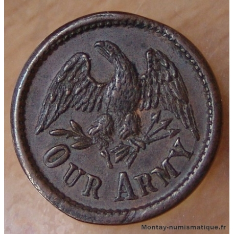 Etats Unis d'Amérique - Module 1 Cent 1864 - Jeton guerre civil. 