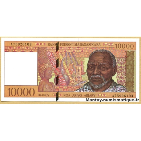 Madagascar - 10000 Francs - 2000 Ariary (1995)