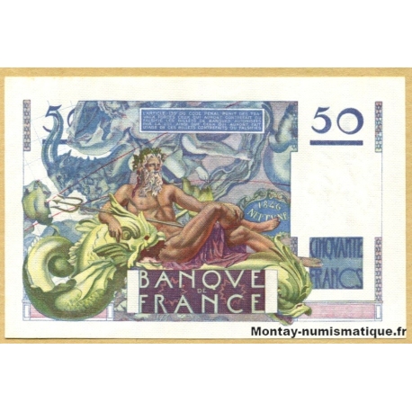 50 Francs Le Verrier 28-3-1946  X.6  