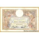 100 Francs Luc Olivier Merson 2-12-1937 H.56096