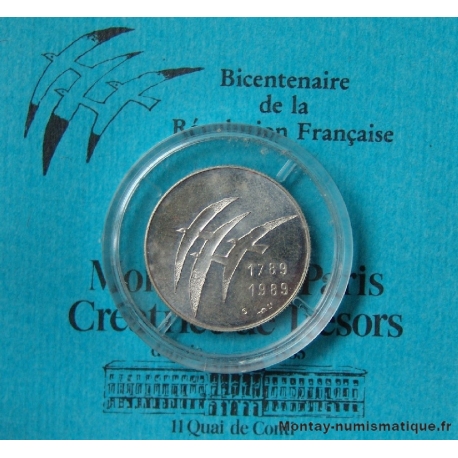 Médaille Bicentenaire de la Révolution Française 1789-1989
