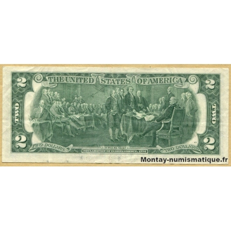 États-Unis d'Amérique 2 Dollars 1976 lettre D