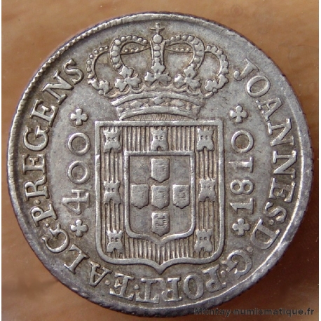 Portugal - 400 Reis Jean Prince Régent 1810 Lisbonne