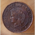 2 Centimes Cérès 1885 A Paris type grand A