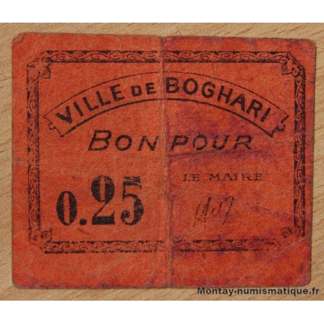 Algérie - Boghari 25 centimes ND (1915)