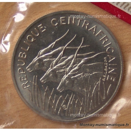 République Centrafricaine 100 Francs 1975 ESSAI
