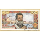 50 Nouveaux Francs Henri IV 6-7-1961 W.59