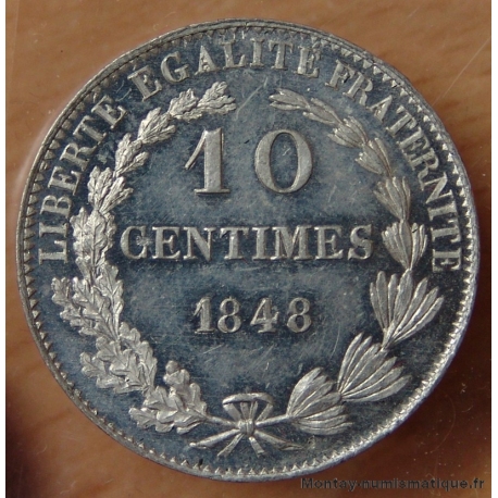 10 centimes Concours de Montagny 1848 Essai en étain 