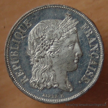 20 Francs Concours de Barre 1848