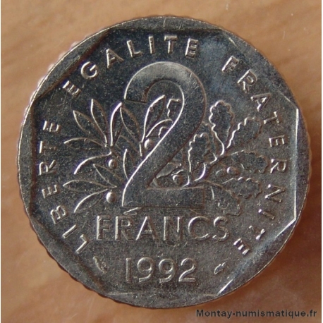 2 francs Semeuse 1992