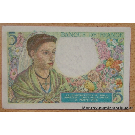 5 Francs Berger 30-10-1947 C.146