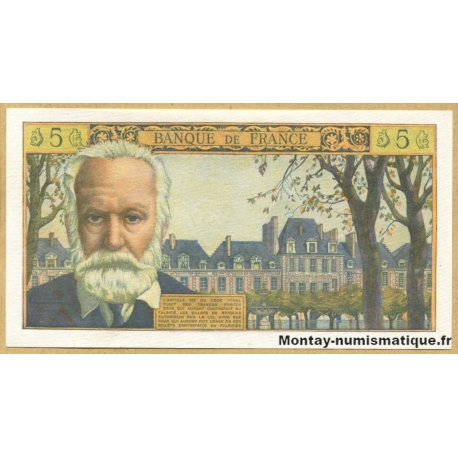 5 Nouveaux Francs Victor Hugo 15-10-1959 Z.20