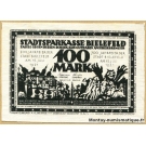 Allemagne - 100 Mark Stadtsparkasse Bielefeld 1921