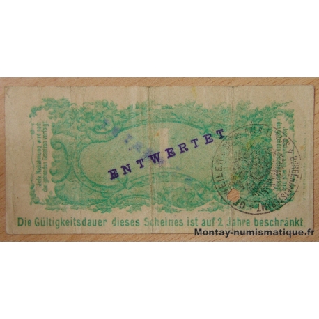 Allemagne - Geibweiler 1 Reichsmark 6-08-1914 