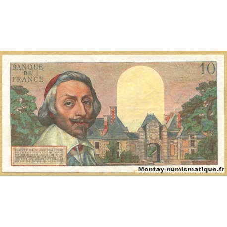 10 Nouveaux Francs Richelieu 04-01-1963 Y.256