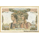 5000 Francs Terre et Mer 7-2-1952 O.103