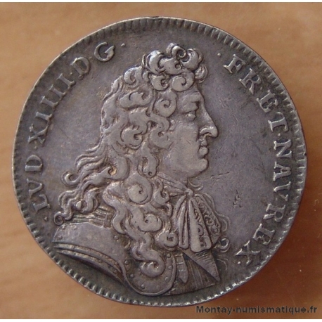 Jeton Louis XIV Trésor Royal 1677