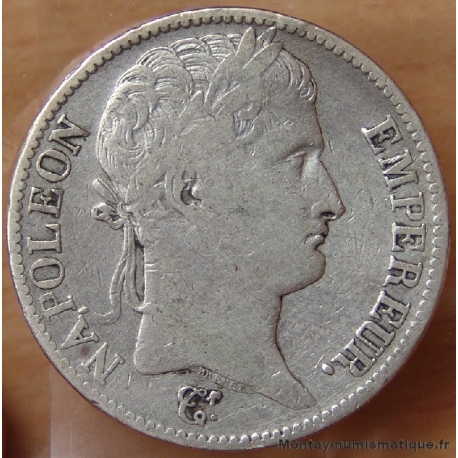 5 Francs Napoléon Empereur 1810 M Toulouse 