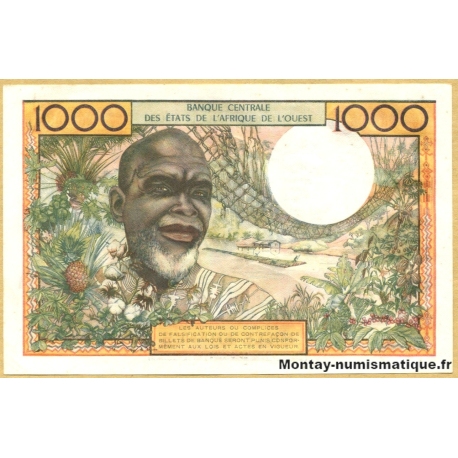BCEAO - 1000 Francs 20-3-1961 Y.46 A Côte d'Ivoire