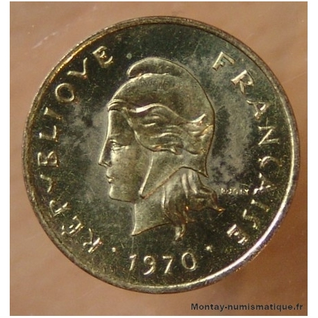 Nouvelles-Hébrides 1 Franc 1970 essai 