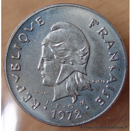 Nouvelles-Hébrides 50 Francs IEOM 1972 essai