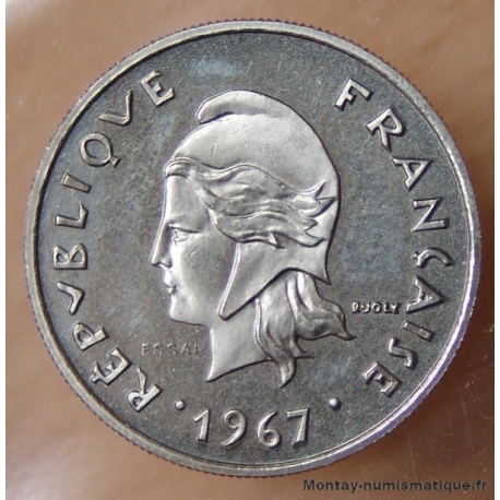 Nouvelles-Hébrides 10 Francs 1967 essai