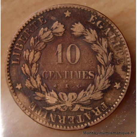 10 Centimes Cérès 1877 K Bordeaux