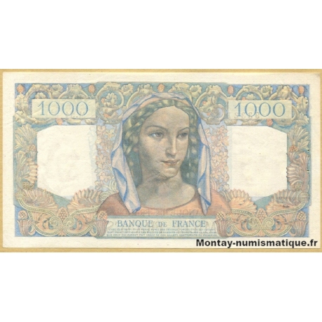 1000 Francs Minerve et Hercule 28-06-1945 M.54