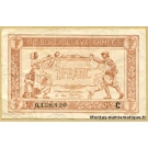 1 Franc 1917 Série C Trésorerie aux armées