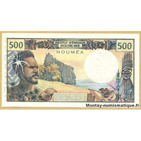 Nouvelle Calédonie 500 Francs Spécimen 1970
