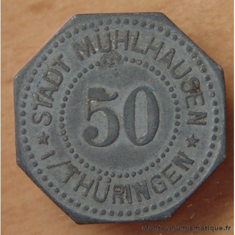 Allemagne - Mühlhausen in Thüringen 50 Pfennig ND