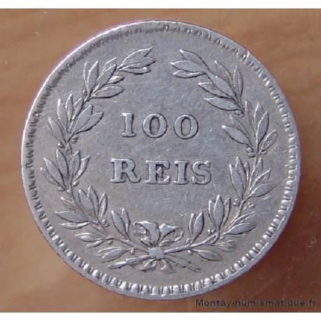 Portugal - 100 Reis  Pierre V 1861 