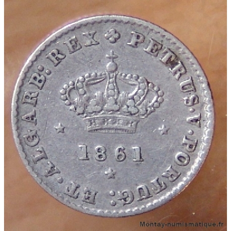 Portugal - 50 Reis Pierre V 1861