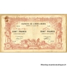 Djibouti 100 Francs 2 janvier 1920 sans décrets L.6