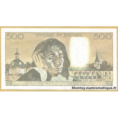 500 Francs Pascal 5-7-1990 B.315