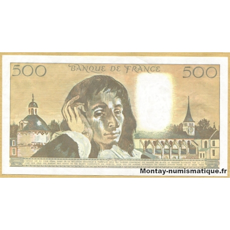 500 Francs Pascal 1-2-1990 U.309